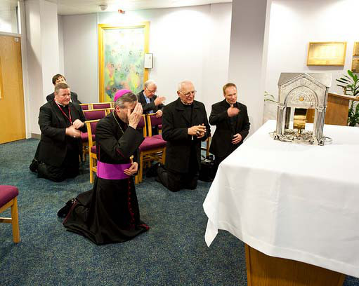 praying to heart