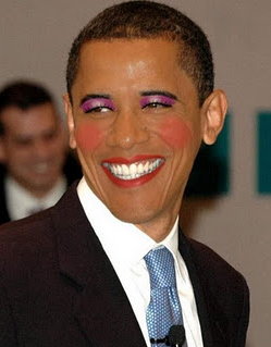 Obama with makeup