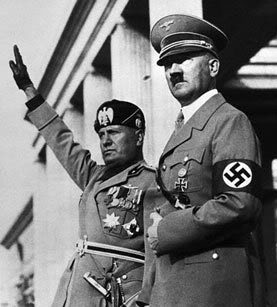 musalini salutes rome