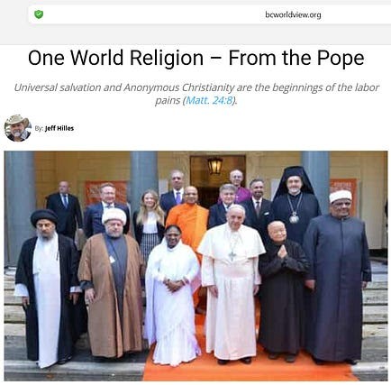 one world religion