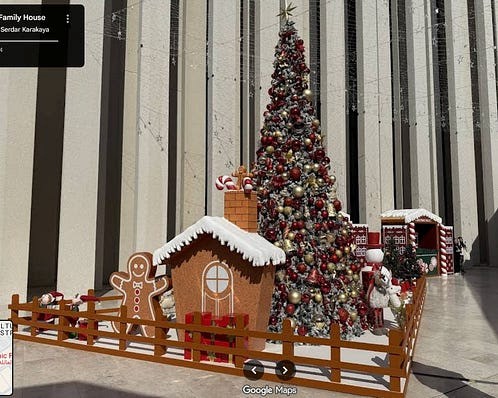 Santas display