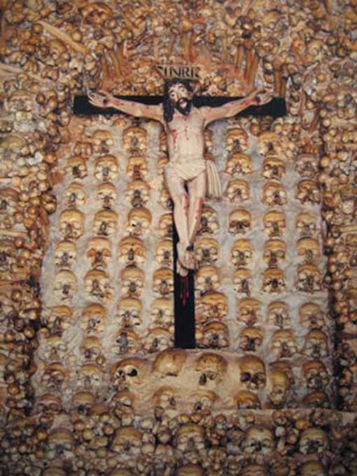 jesus with the skulls