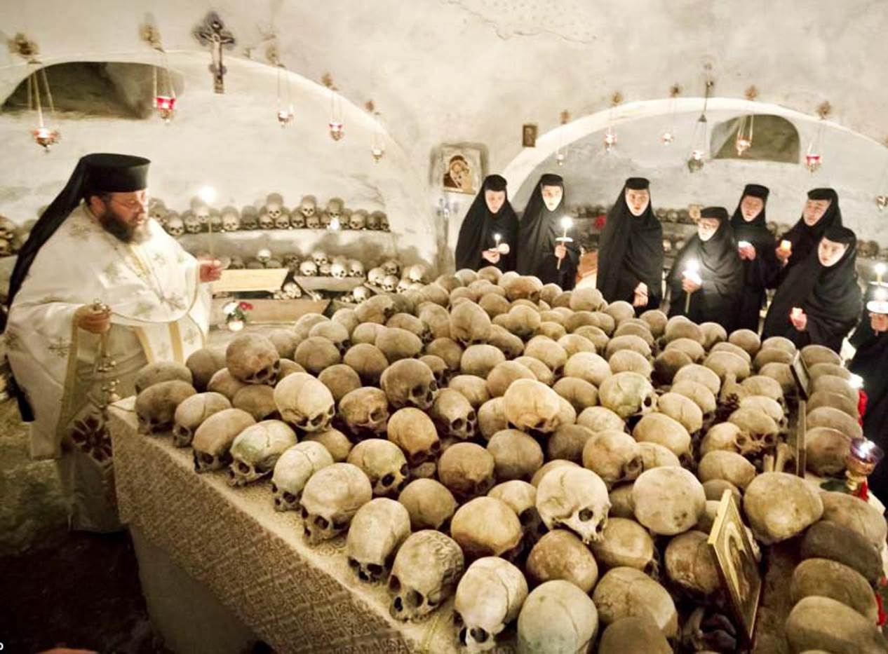 pray to the skulls