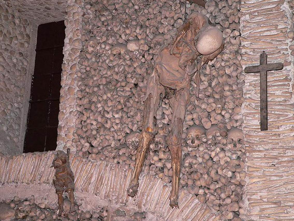 rotten man in chains