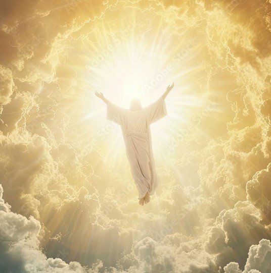 ascending to heaven