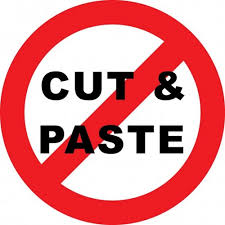 cut and paste