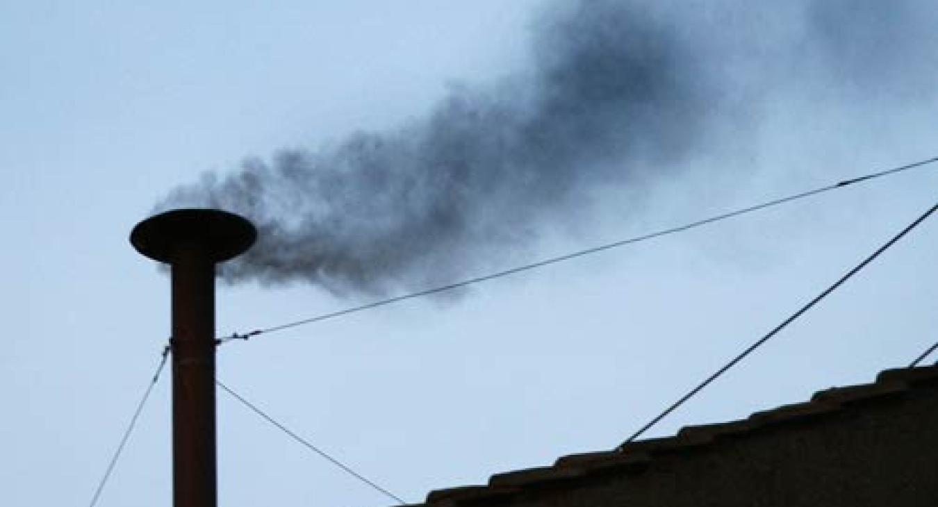 black smoke